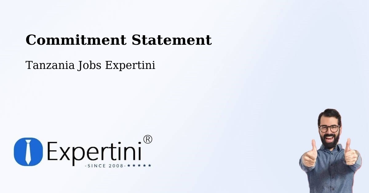 Corporate Commitment – Kabula - Tanzania Jobs Expertini