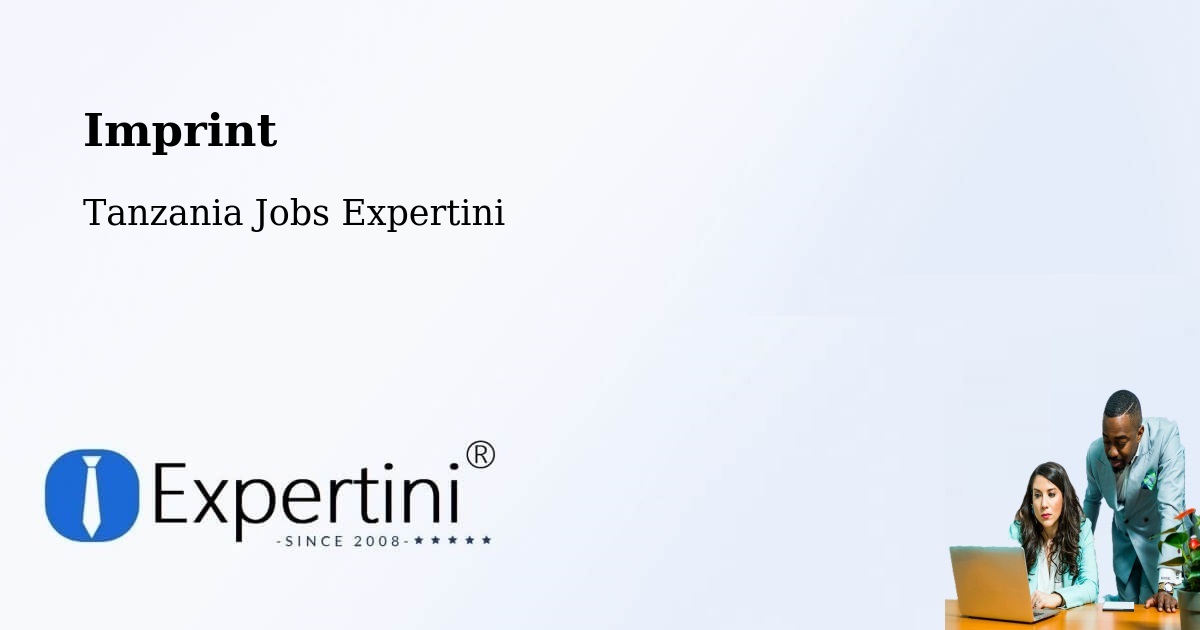 Imprint – Kabula - Tanzania Jobs Expertini